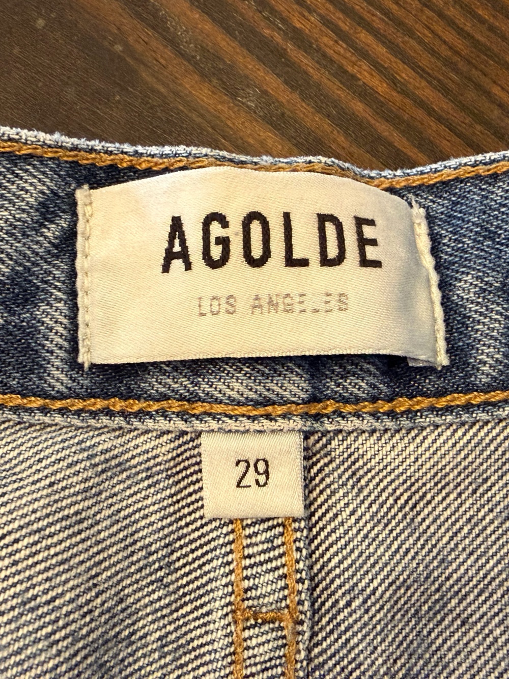 Agolde Dagna Pleated Raw Hem Jeans - Picture 7 of 8